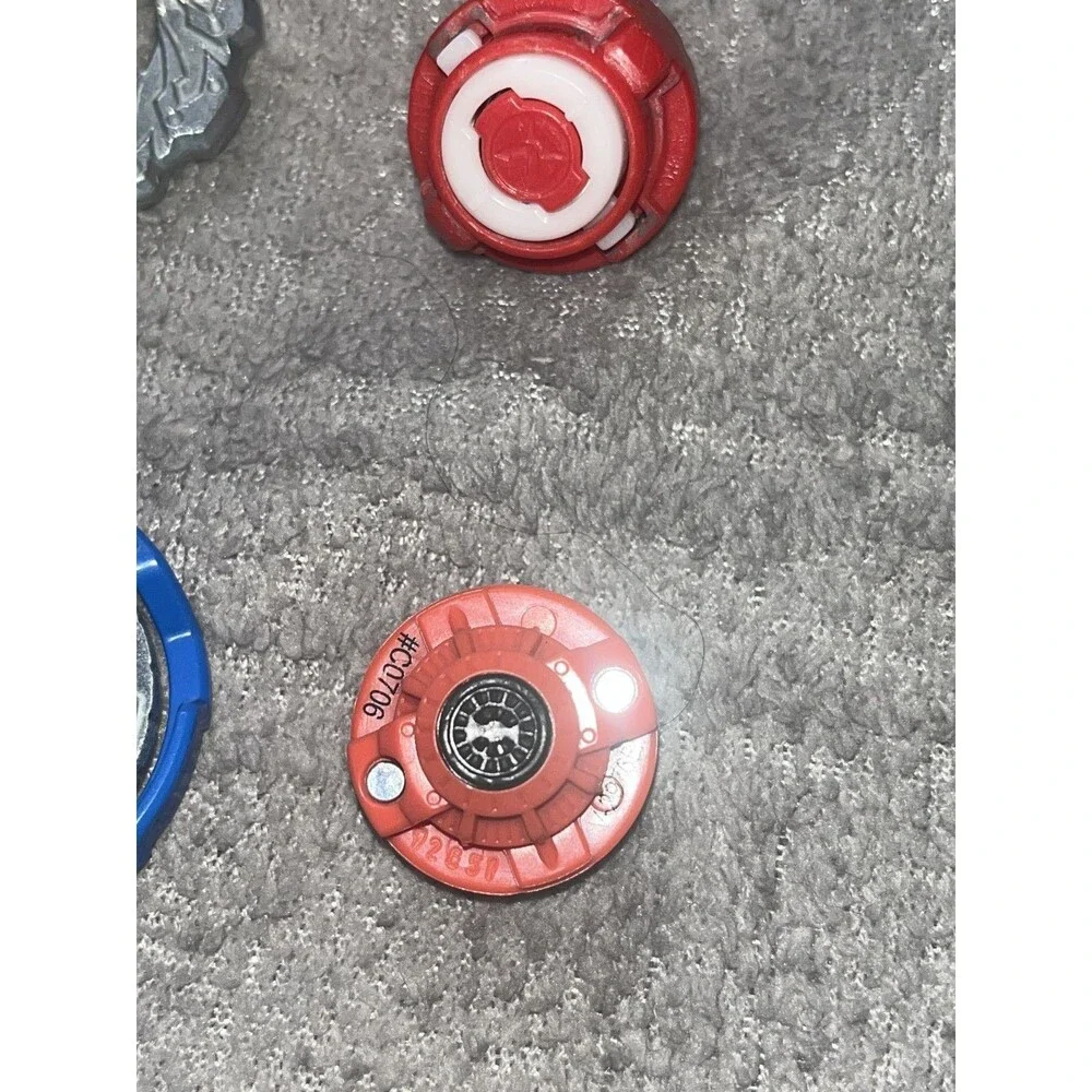 Beyblade Burst Lot Tomy Hasbro 3 Beys Hyperion Queztiko Balkesh w/ Launcher